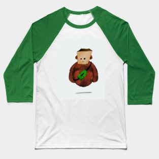 Papi Bear with a green sling bag Baseball T-Shirt